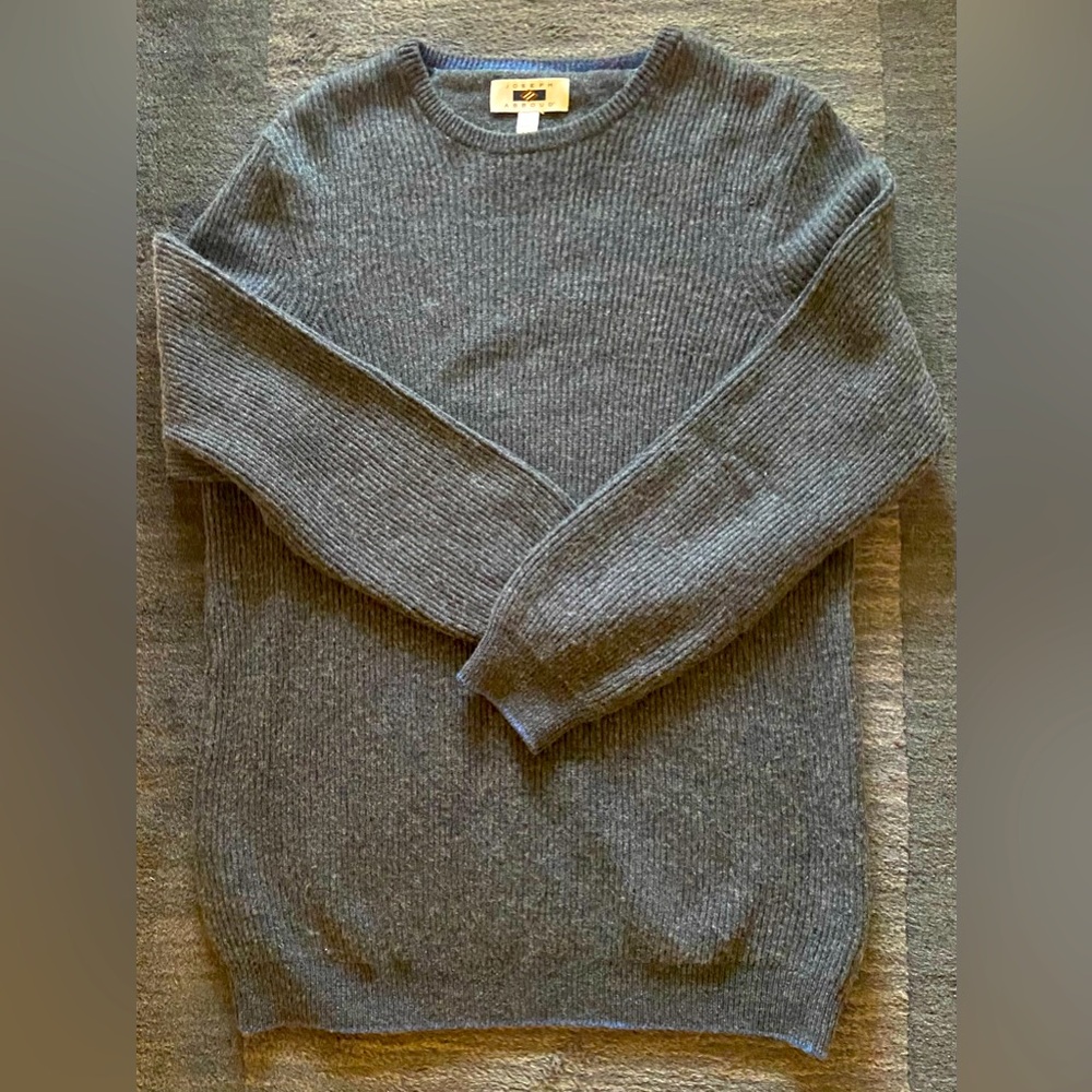 Joseph Abboud Wool Blend Sweater Men’s XL Gray Modern Fit